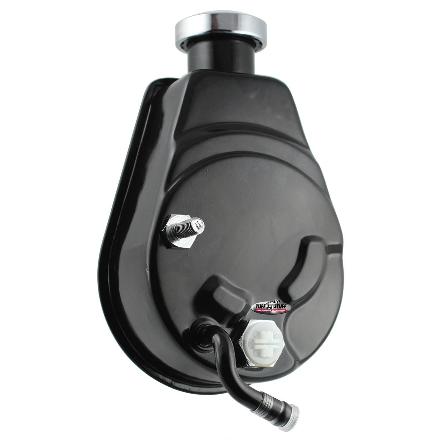 Tuff Stuff 6181B GM Saginaw Style Power Steering Pump, Black
