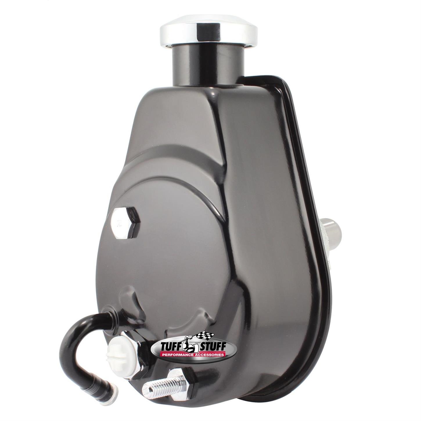 Tuff Stuff 6188B Saginaw Power Steering Pump, Press Fit, Black