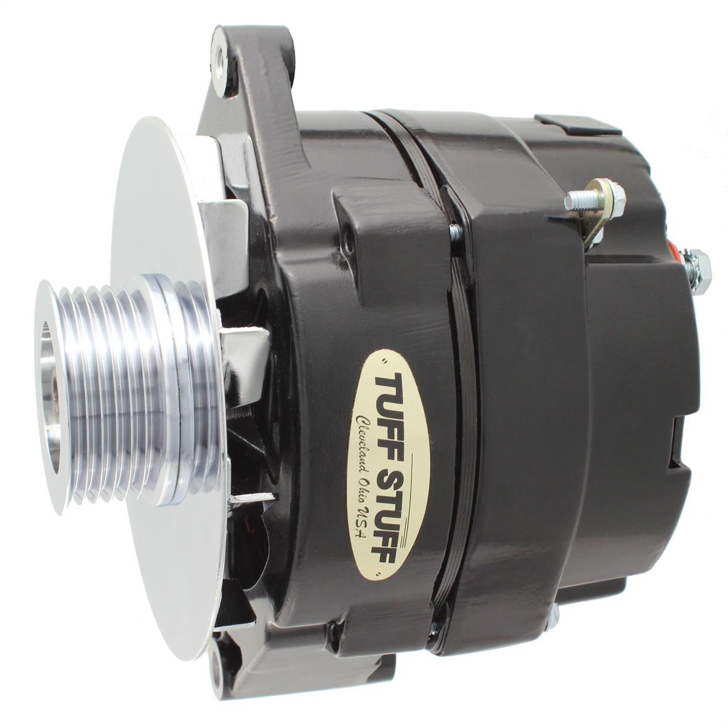 TFS7127NKB12 140A 1- Wire GM Alternator with 12 Clocking, Black