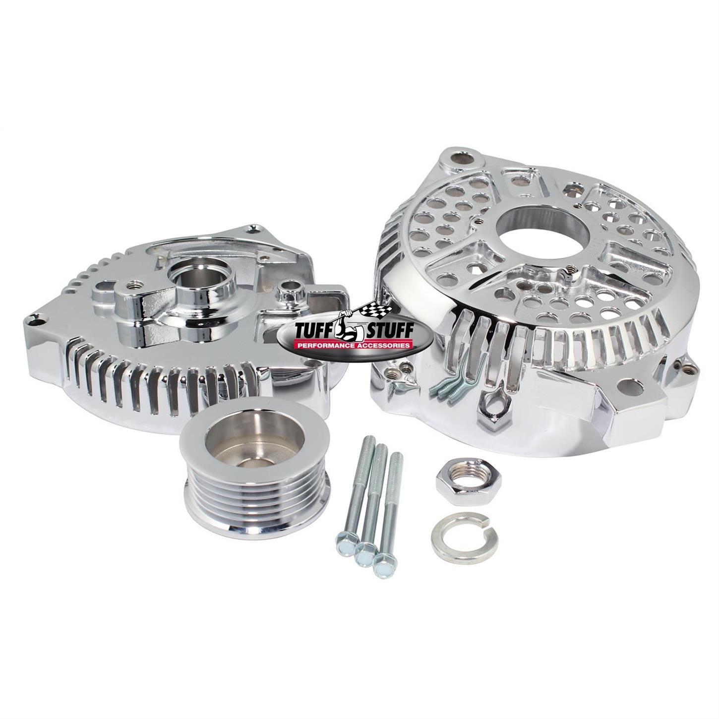 Tuff Stuff 7500K Chrome Alternator Case For Alternator Model 7771