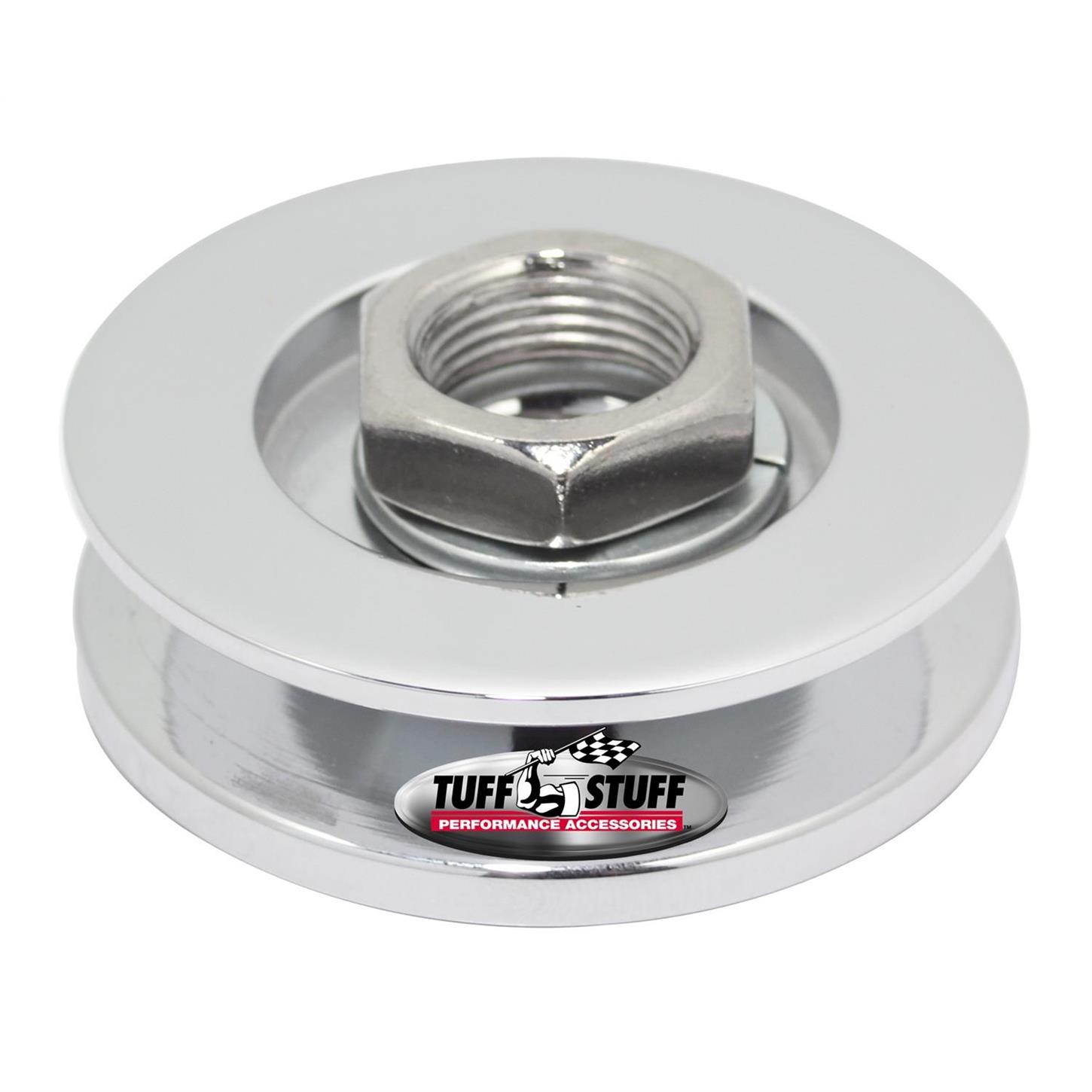 Tuff Stuff 7610E Chrome Alternator Single Groove Pulley