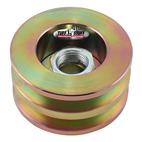 Tuff Stuff 7610FD Gold Zinc Alternator Double Groove Pulley