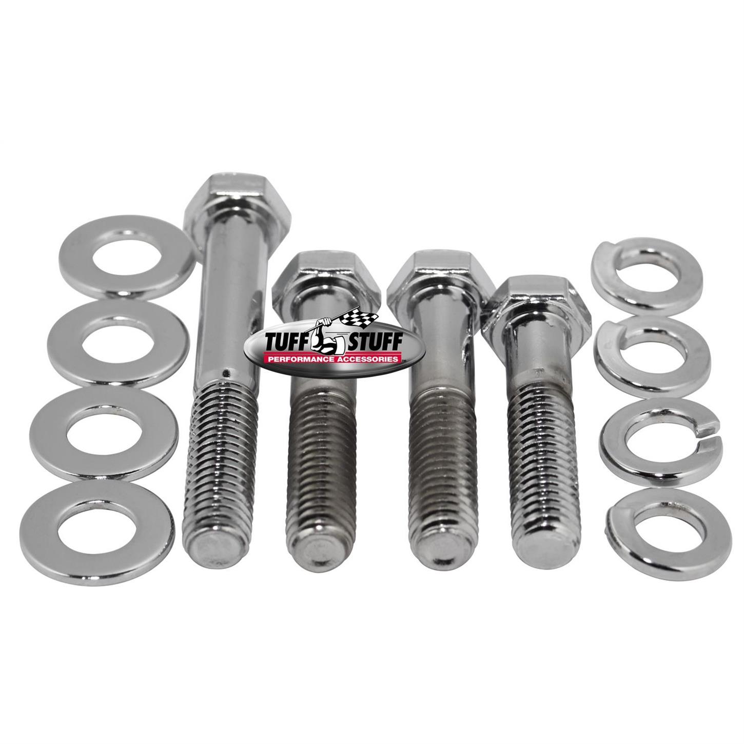 Tuff Stuff 7675A Hex Head Water Pump Bolt Kit, Chrome