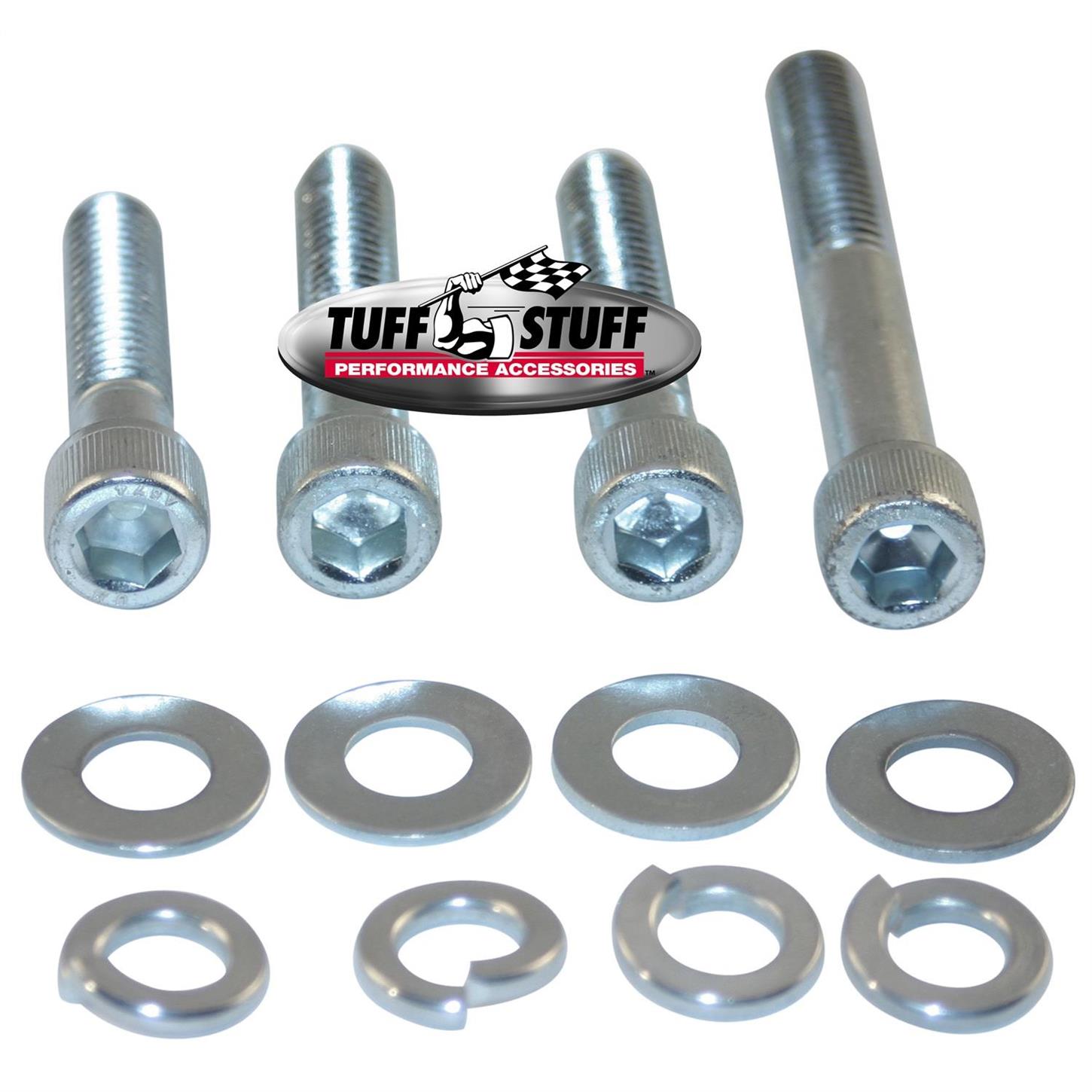 Tuff Stuff 7675D Socket Head Water Pump Bolt Kit, White Zinc