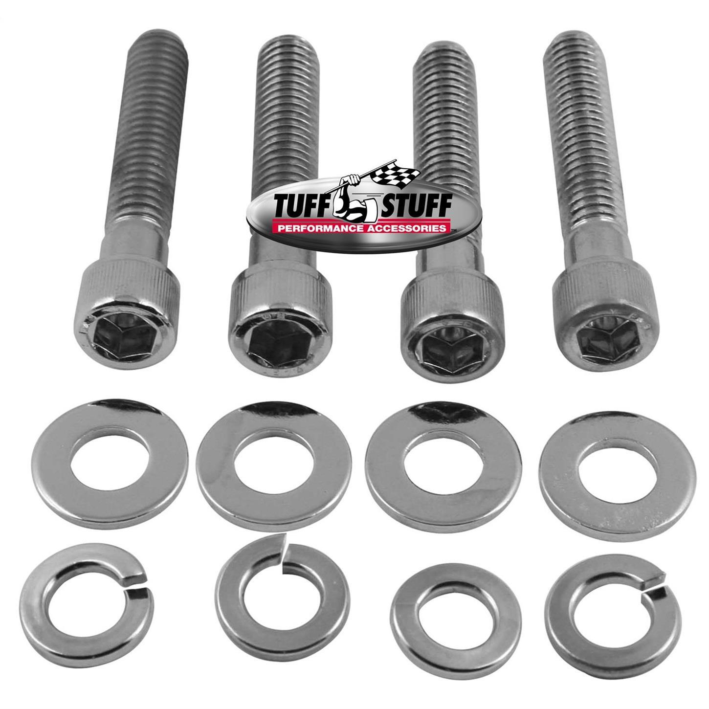 Tuff Stuff 7676C Socket Head Water Pump Bolt Kit, Chrome