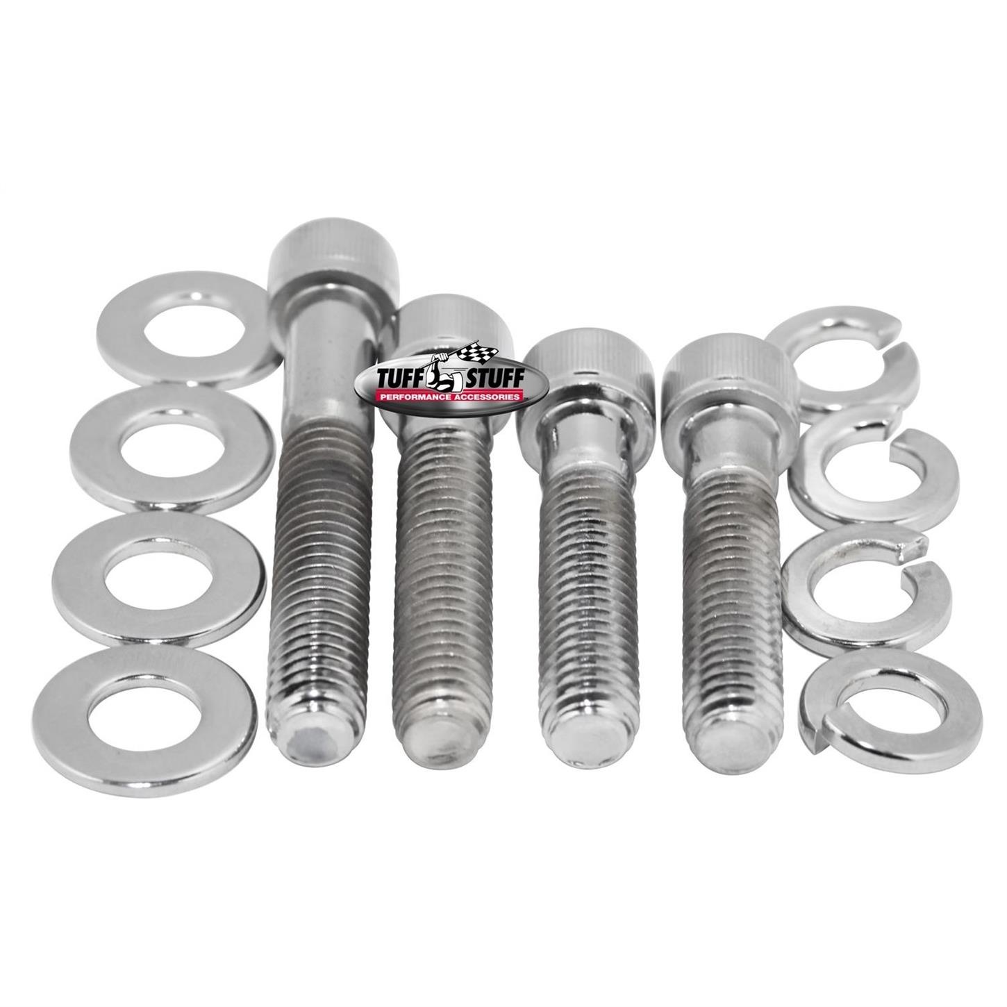 Tuff Stuff 7677C Socket Head Water Pump Bolt Kit, Chrome