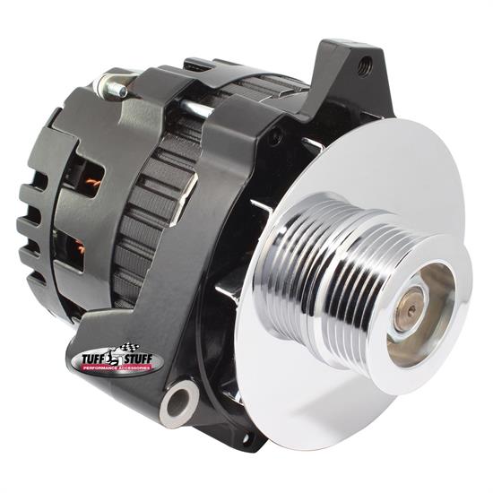 Tuff Stuff 7861G6G GM Alternator 160 Amp, 1-Wire/OEM, Black gm alternator identification Speedway Motors