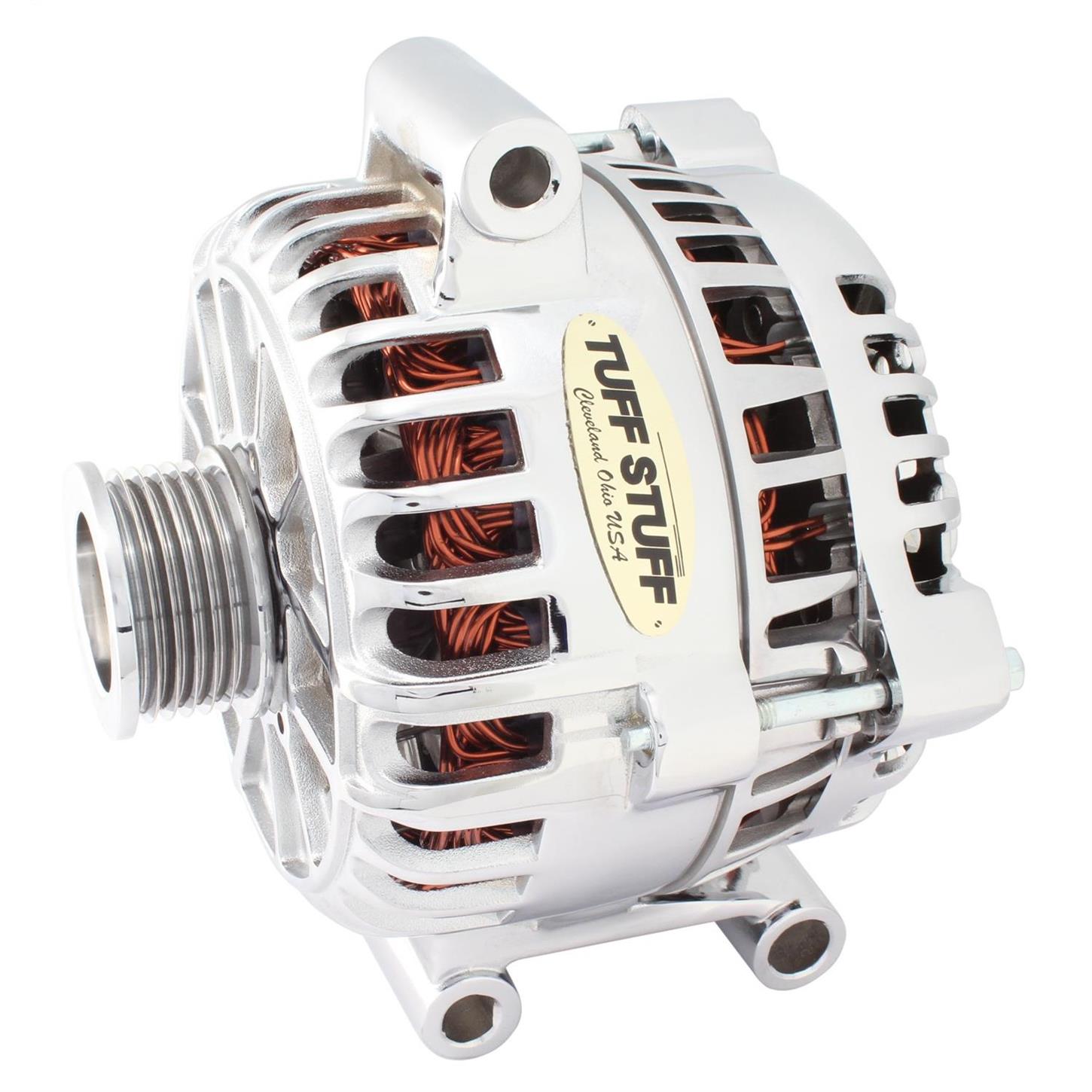 Tuff Stuff 8437A 2005-07 Fits Ford 4.0L Alternator, 135 Amp, Chrome