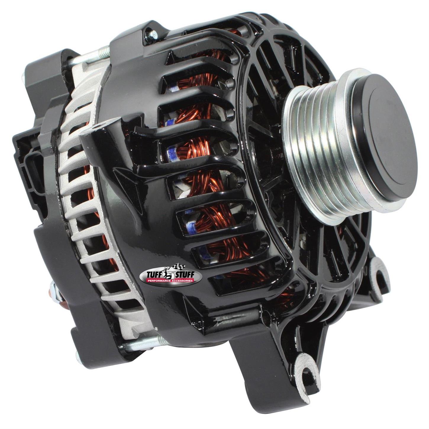 TUFF-STUFF 8438C Alternator (Ford 2005-07 4.6L 200 amp black)