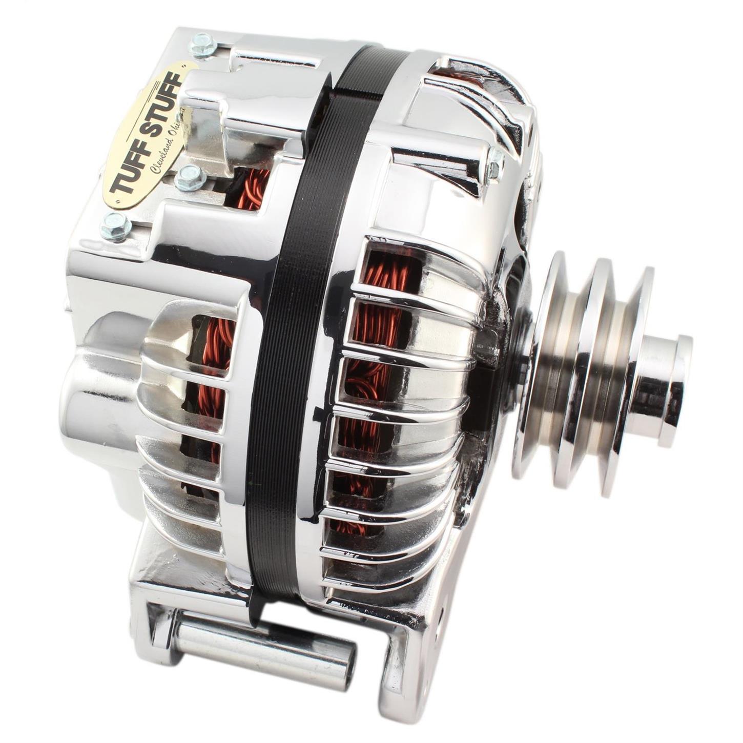 Tuff Stuff 9509RCDP 196088 Chrysler Alternator, 130 Amp, Chrome
