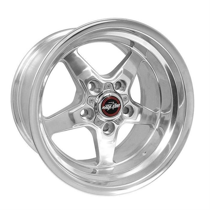 Race Star Wheels 92-510254DP Drag Star Wheel, GM, Pol, 15X10