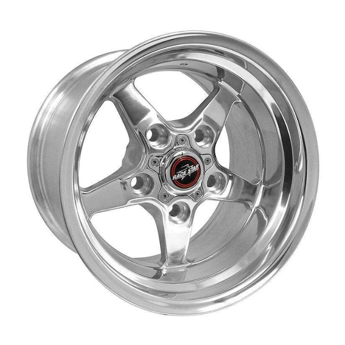 92-510540DP 15 x 10, 5 x 135 BC 5.25 BS 92 Drag Star Direct Drill Polished Wheel