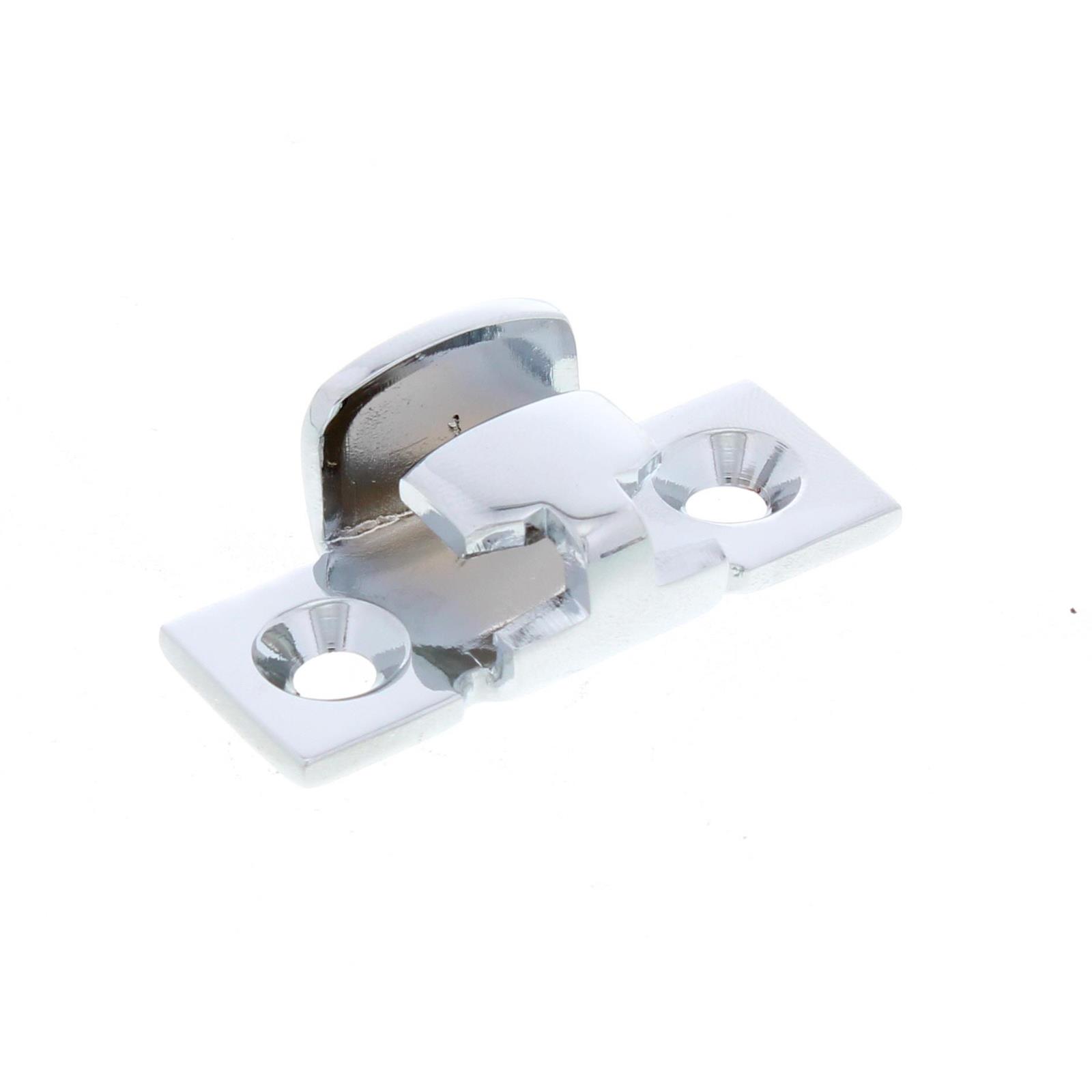 193236 Ford Hood Hold Down Clip, Brass, Chrome Plated Finish