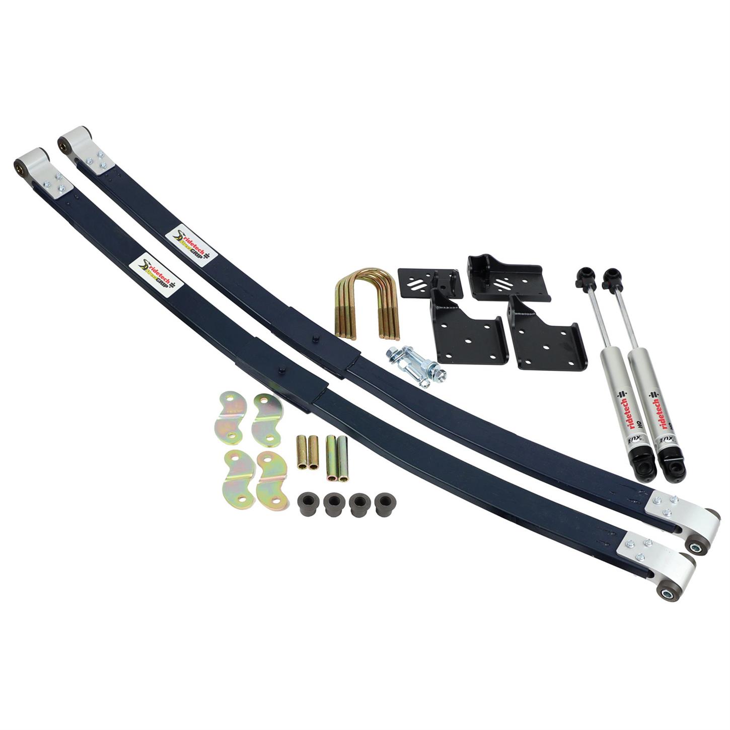 RideTech 11014810 Composite Leaf Spring/HQ Shock Kit, 5557 Chevy