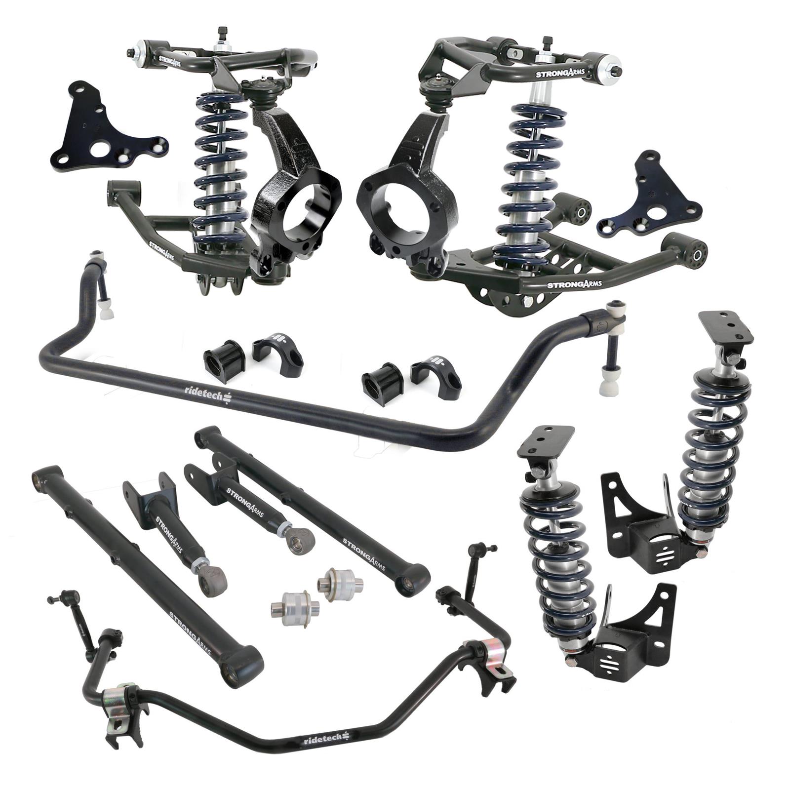 Ridetech 11242350 68-72 GM ABODY DUAL RATE COIL SPRING 2IN LOWERING main image 0