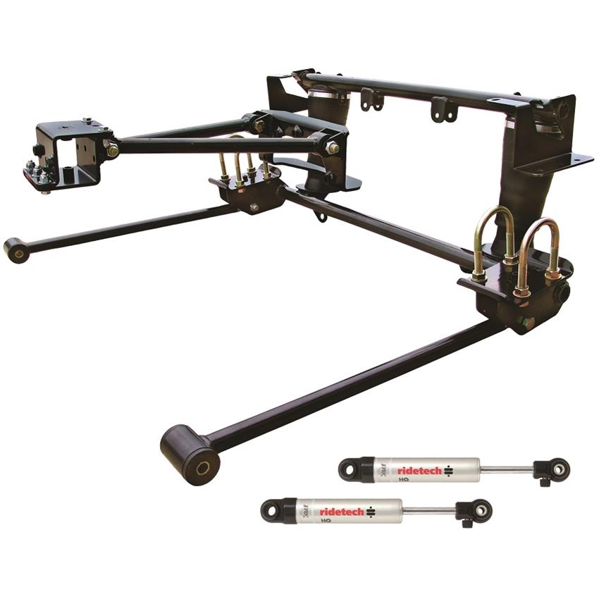 Ridetech 22189864 Ridetech 82-03 S-10/S-15 w/ 3in Lowering Leaf Springs Rear HQ Shock / 7.55in Stroke / Wide T-Bar/Eye main image 1