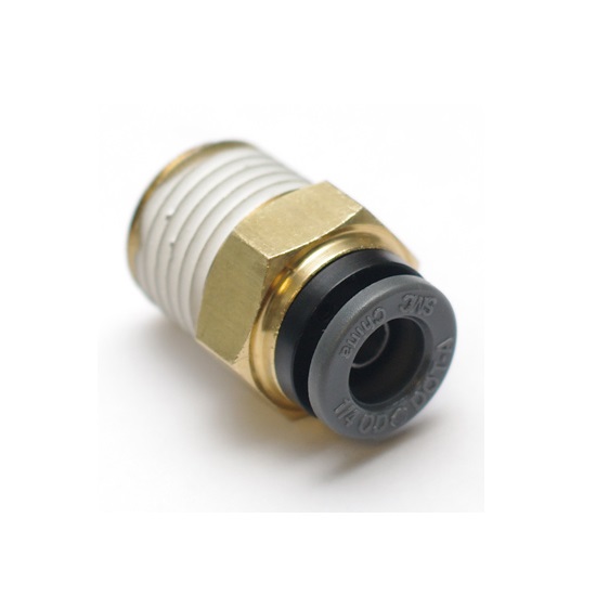 RideTech 31952100 Airline Fitting, Straight. 1/8" NPT To 1/4"