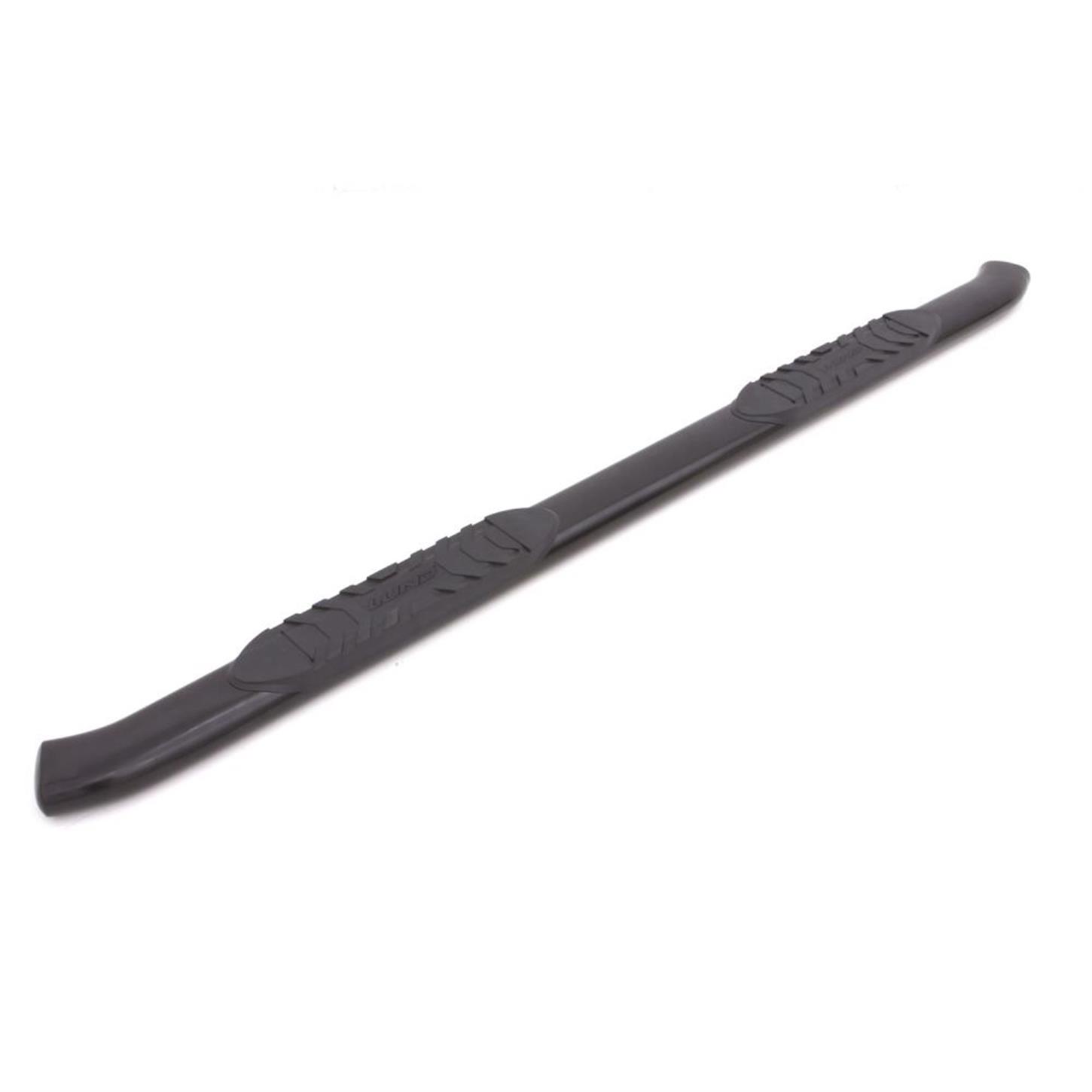 LUND 23491908 4 Inch Oval Curved Tube Step w/ Brackets Black Ford