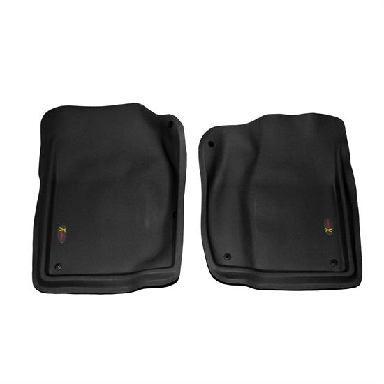 LUND 403001 CatchAll Xtreme Floor Mat 2 pc Front Black, Dodge