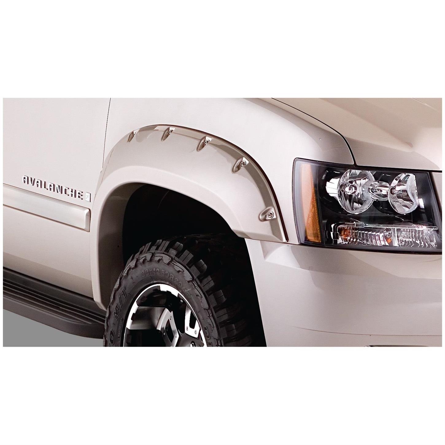 Bushwacker 4093202 Pocket Fender Flares F/R 4pc, 0713 Avalanche