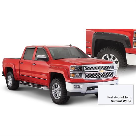 Bushwacker 4095714 Pocket Painted Fender Flares Front Rear Chevy