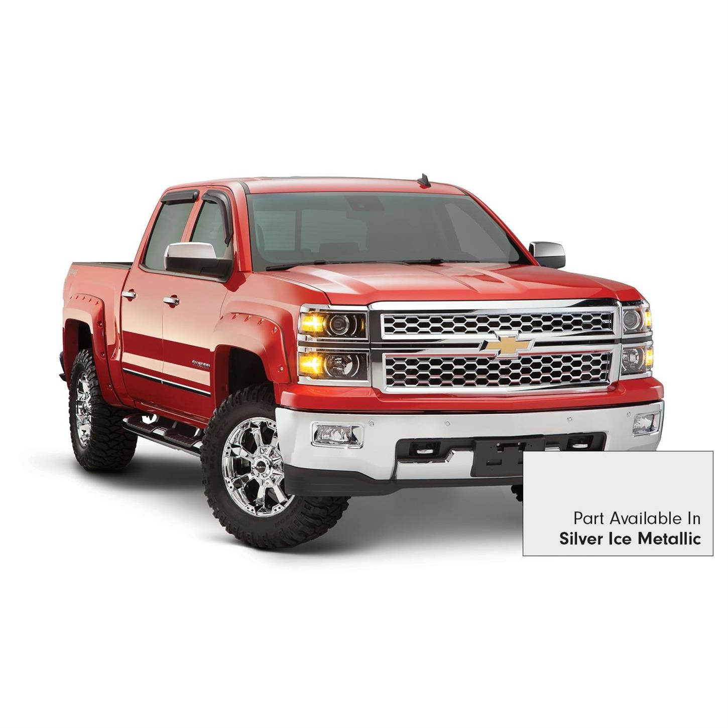 Bushwacker 4095954 Pocket Painted Fender Flares Silverado 1500