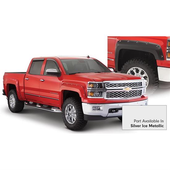 Bushwacker 4095954 Pocket Painted Fender Flares Silverado 1500