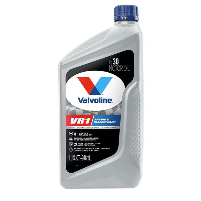 Valvoline VR1 SAE 30W Motor Oil, 1 Quart