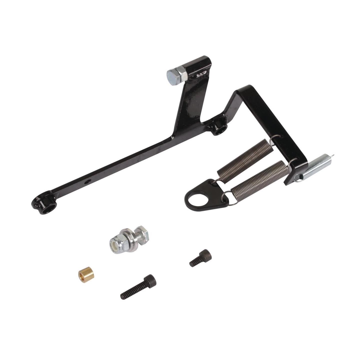 WOVELOT Chrome Throttle Return Spring Bracket Double Spring For