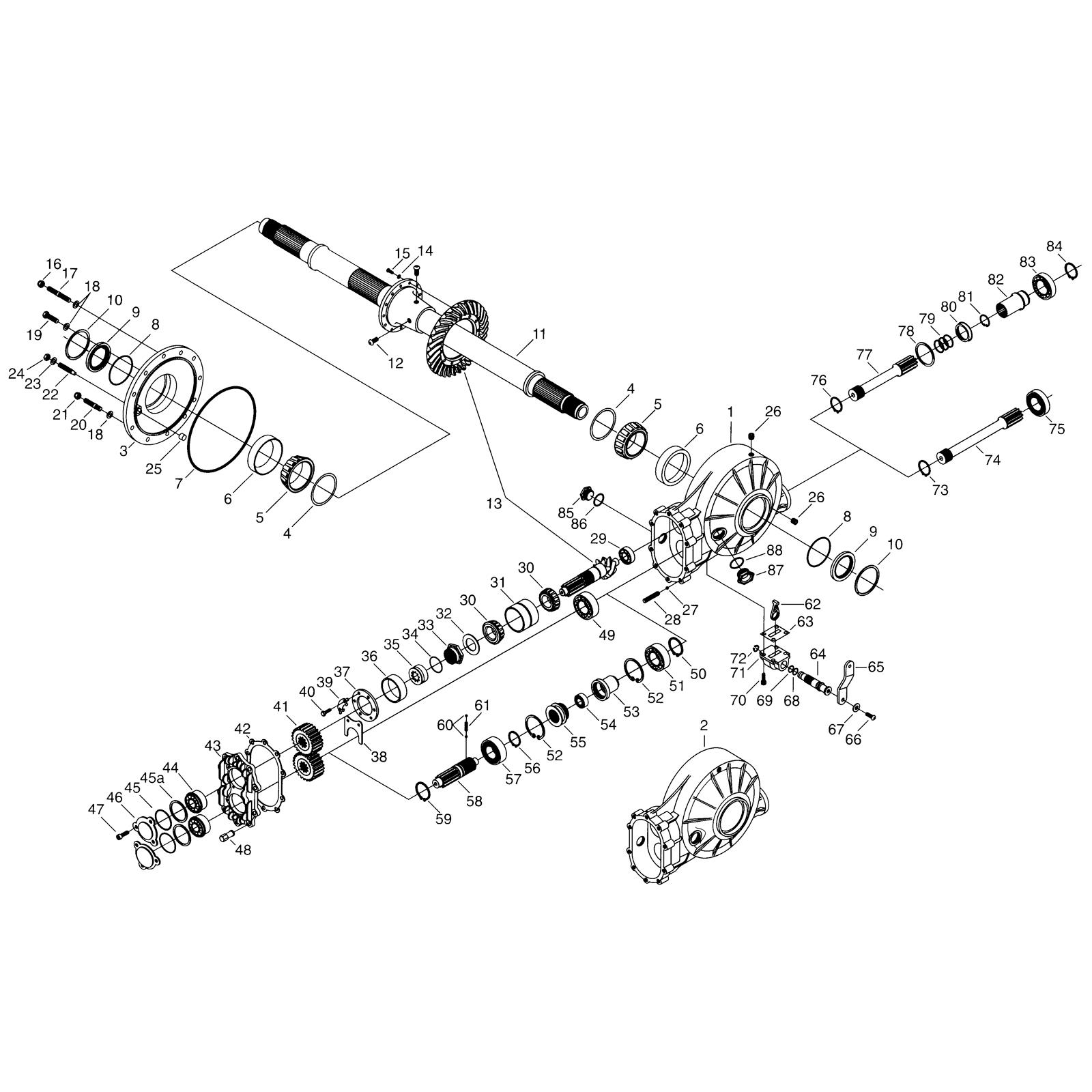 Winters Performance 8021037 Spiral Bevel Sprint Car Rear End