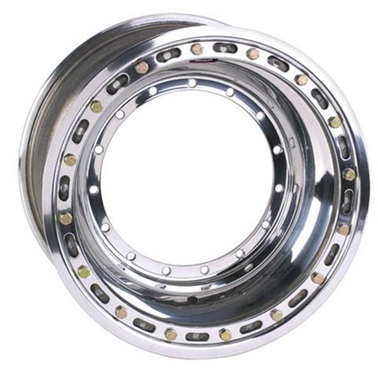 Weld Racing 15 x 8 Sprint Car Front Wheel w/Outer Beadlock, 3In Offset