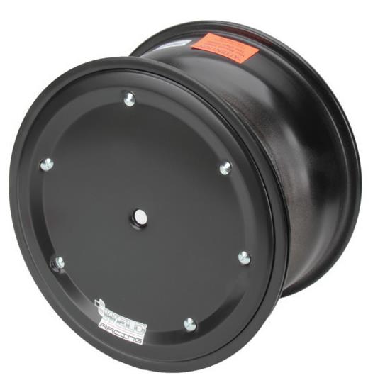 WEL860B-50854-6 15 x 8 in. 4 in. Back Spacing Bead-Loc Direct Mount Wheel with Cover