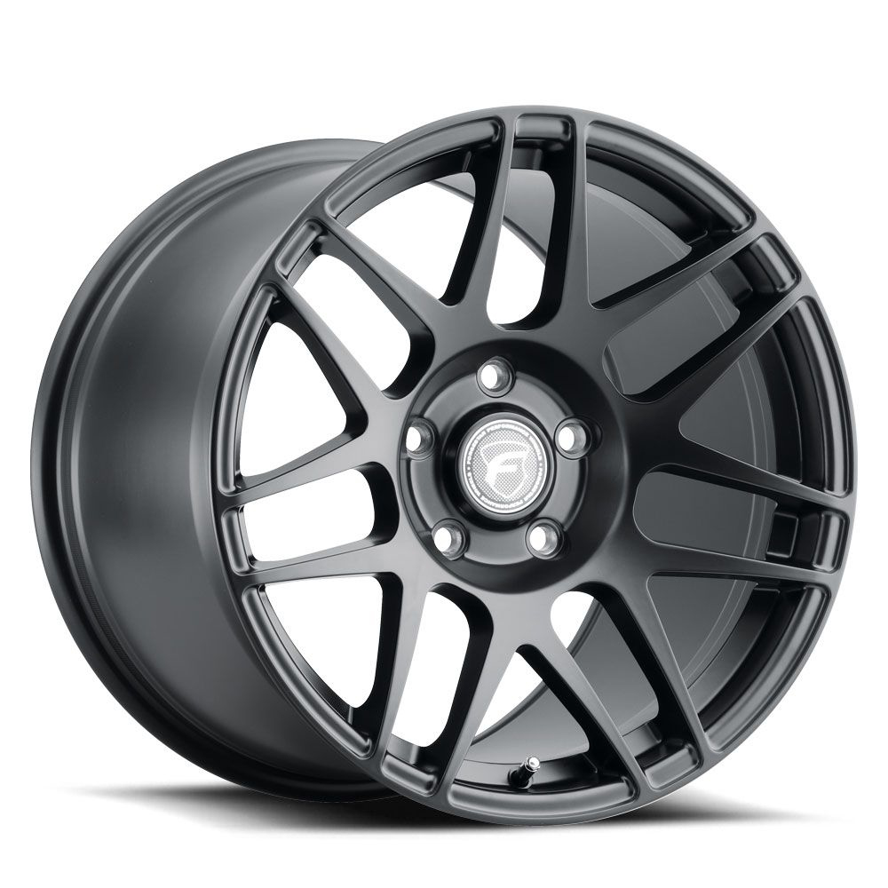 F27270067P50 17 x 10 in. F14 5 x 114.3 mm Bolt Pattern ET50 7.5 in. Backspace Wheel, Satin Black