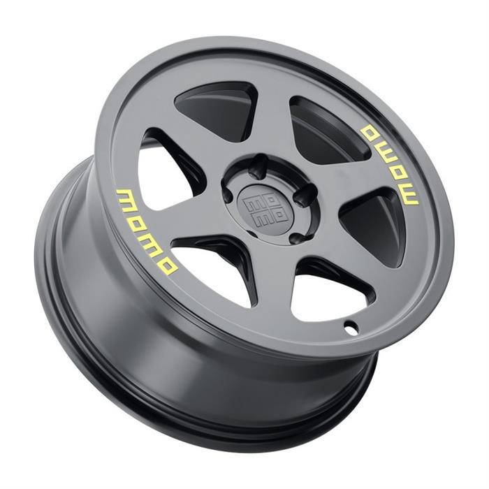 MOMO M50188565P28 18x8.5 Heritage 6 Wheel, 5x114.3, Satin Black