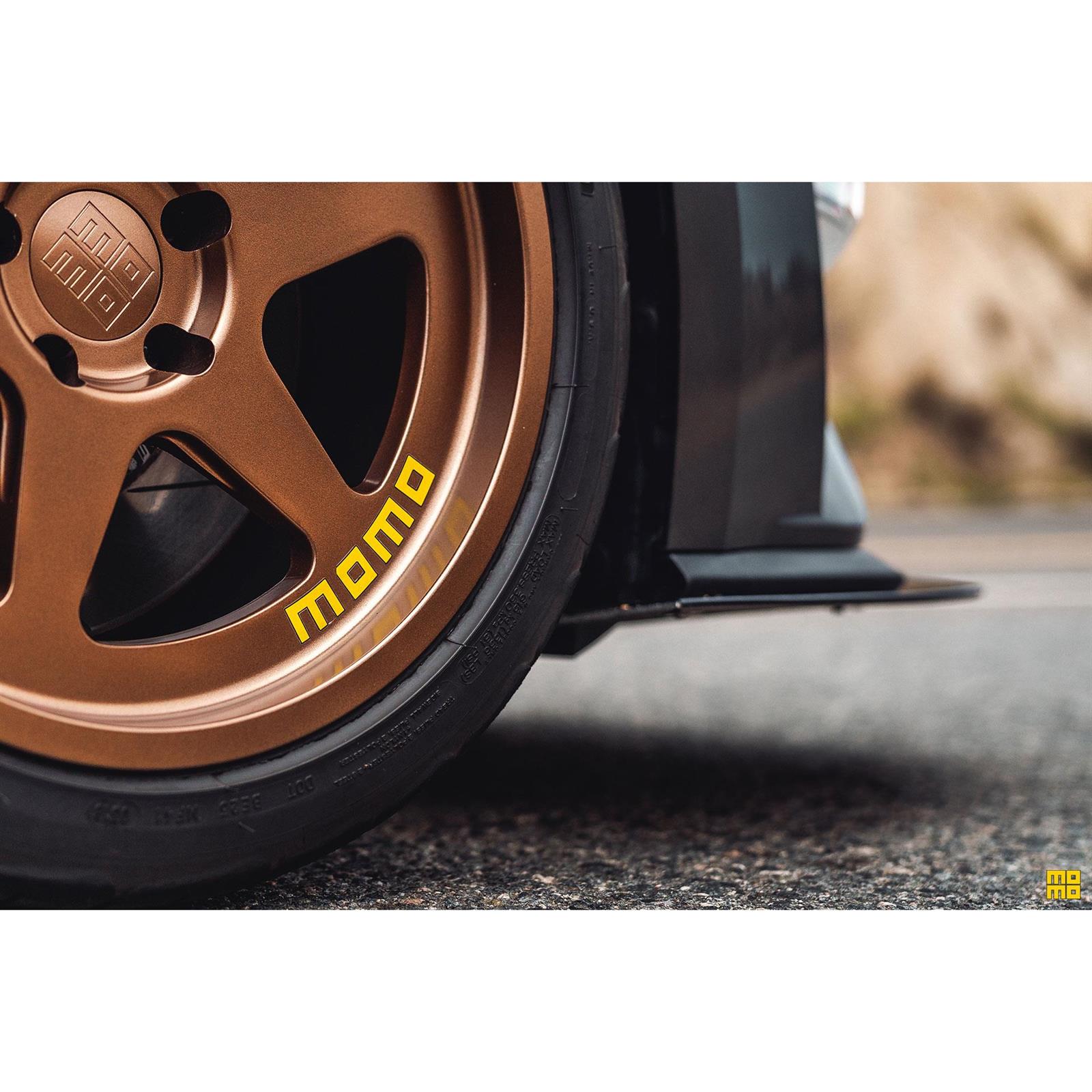 MOMO M50289537P38 18x9.5 Heritage 6 Wheel, 5x100, Satin Bronze