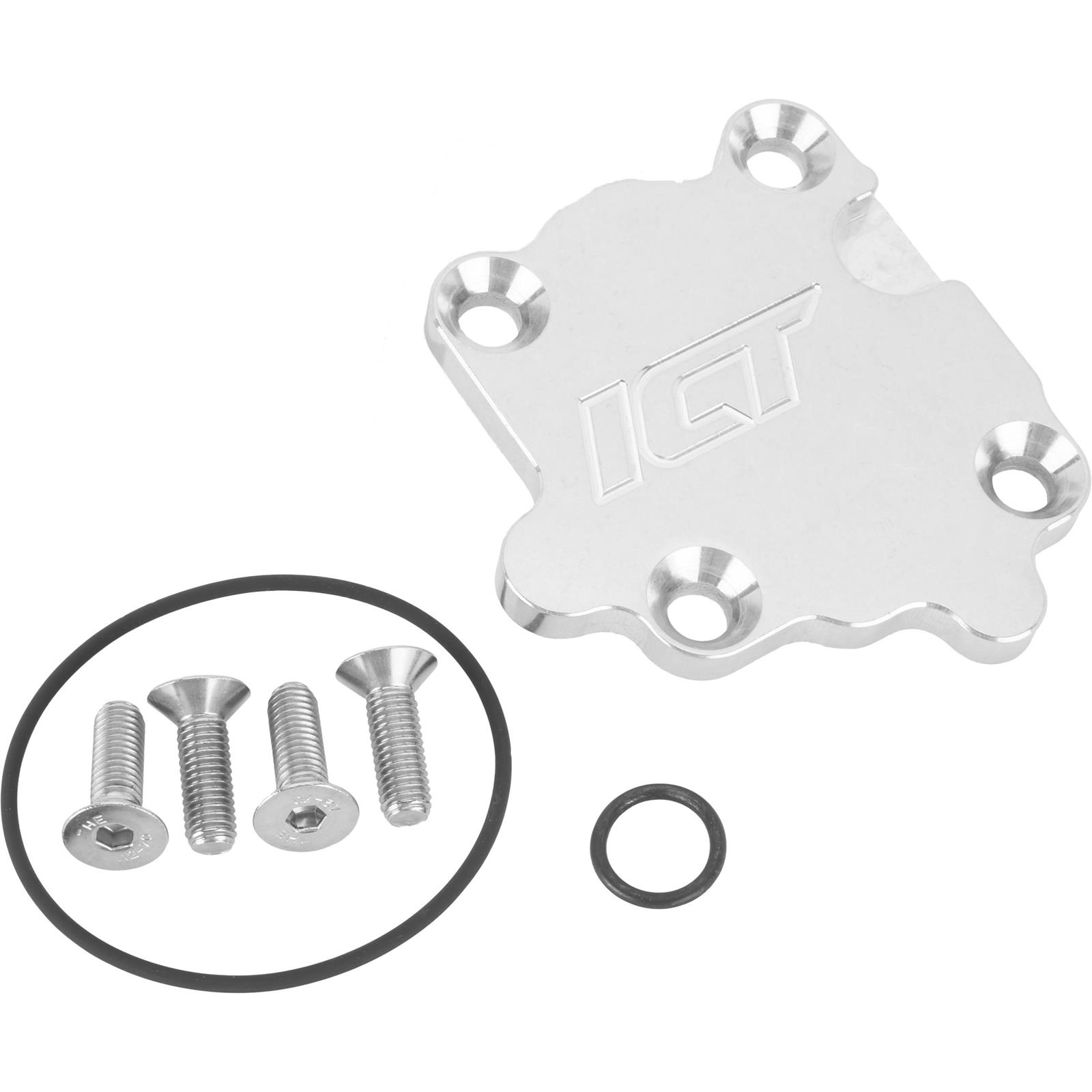 ICT Billet 551123 Engine Vacuum Pump Delete Cover, Gen V LT