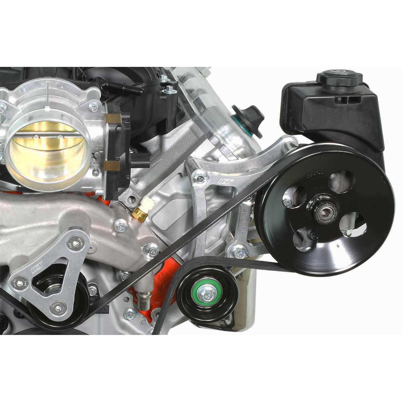 ICT Billet 551129-2 LT1 Gen V Camaro Power Steering Pump Bracket