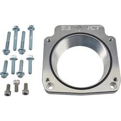 ICT Billet 551513 Throttle Body Adapter, 3 Bolt to 4 Bolt