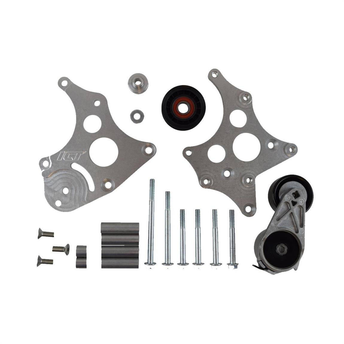 ICT Billet 5517502 Alternator Bracket Kit, LS1 Camaro, Pass Side