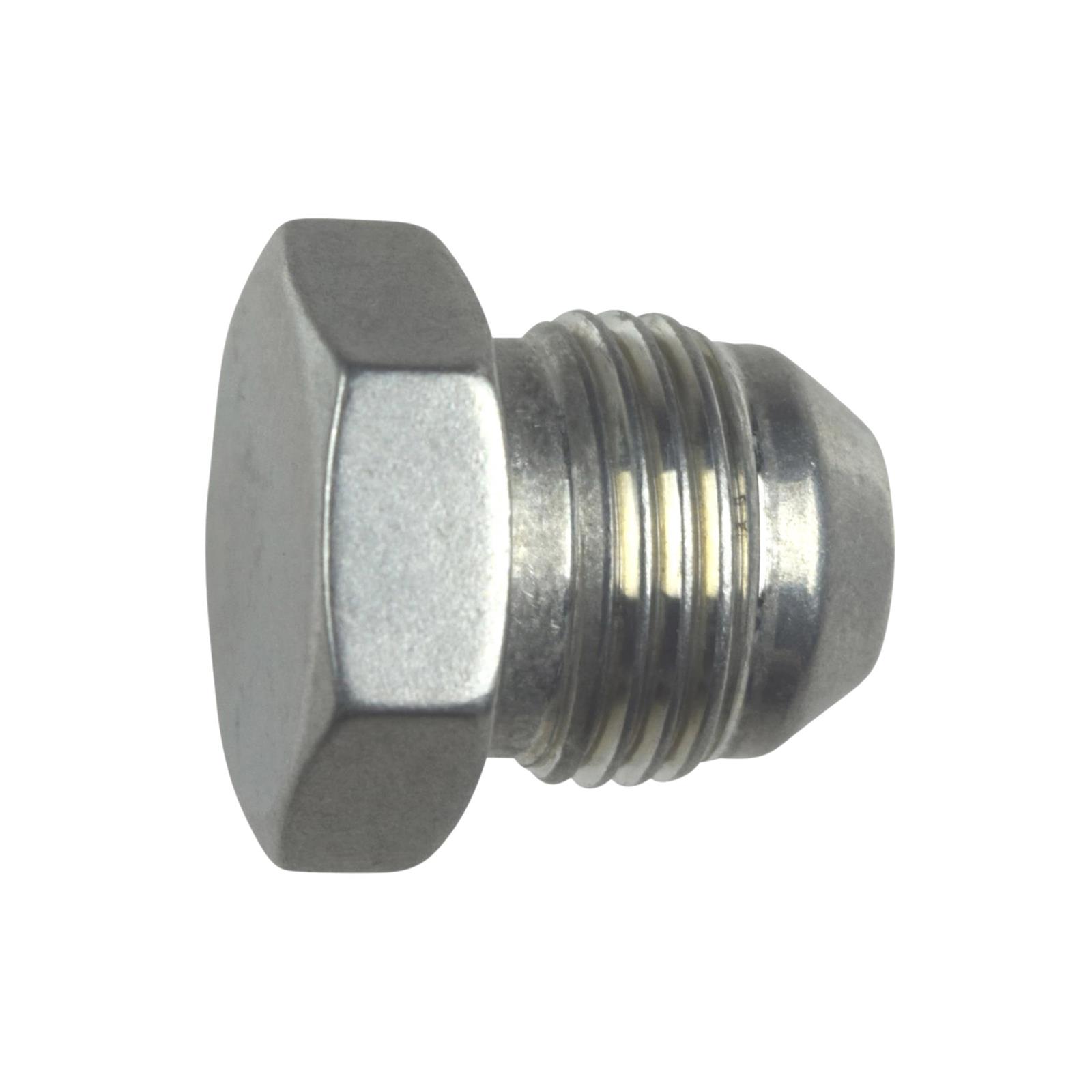 ICT Billet AN80608A 8AN Flare Plug Male Nut 8AN Block Off