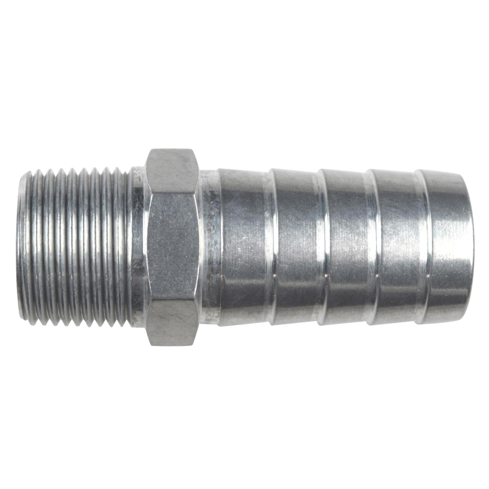 ICT Billet AN840-16-12A Straight 3/4 NPT Pipe to 1 Inch Hose Barb