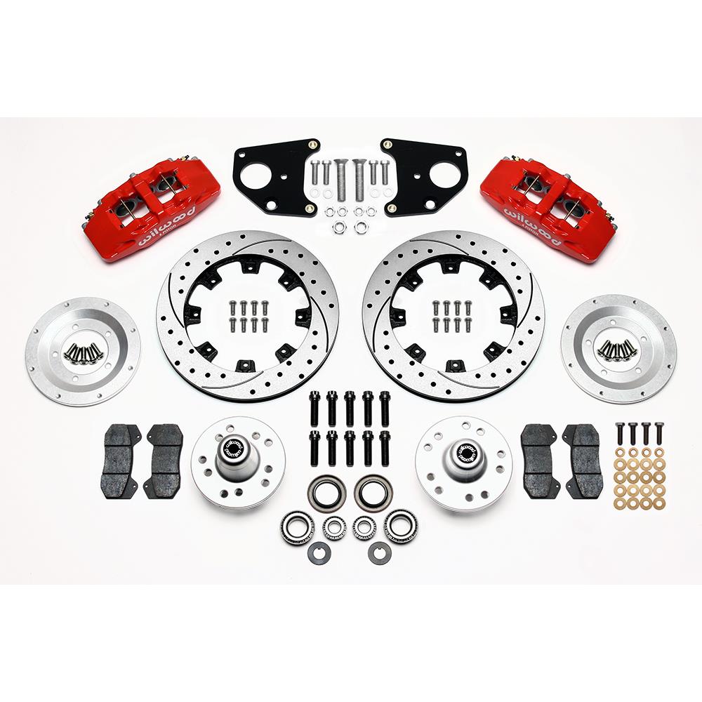 Wilwood 14010740DR DP6 Front Disc Brake Kit, 196272 Mopar B/EBody