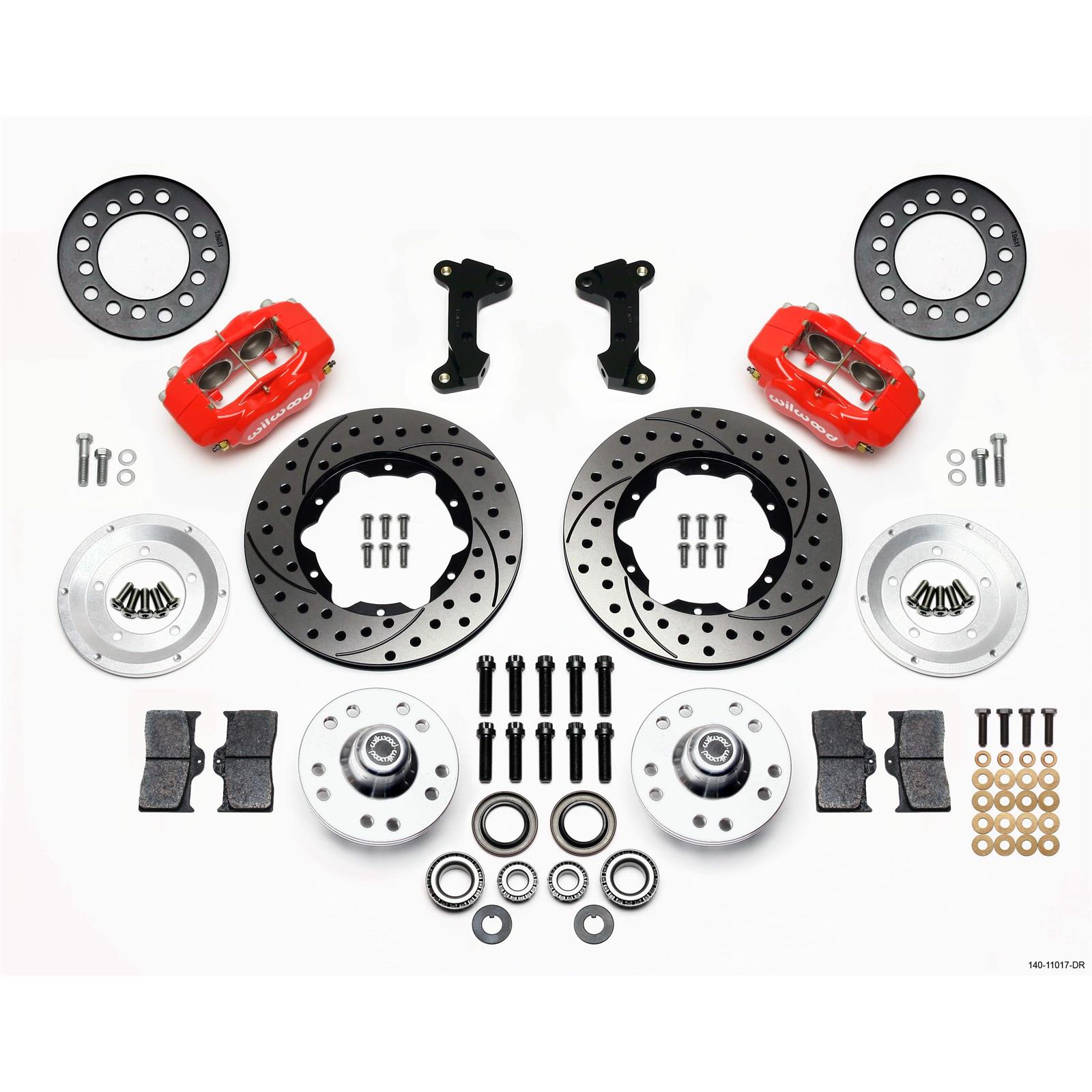 Wilwood 14011017DR FDLI Front Disc Brake Kit, 7480 Pinto/Mustang II