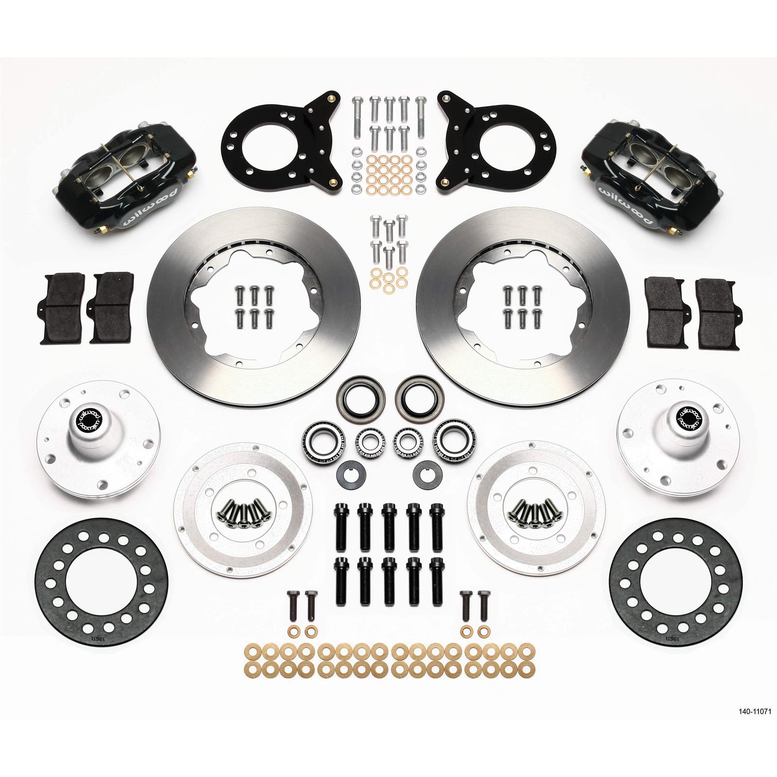 Wilwood 14011071 FDLI Pro Series Front Disc Brake Kit, 6570 Ford/Merc