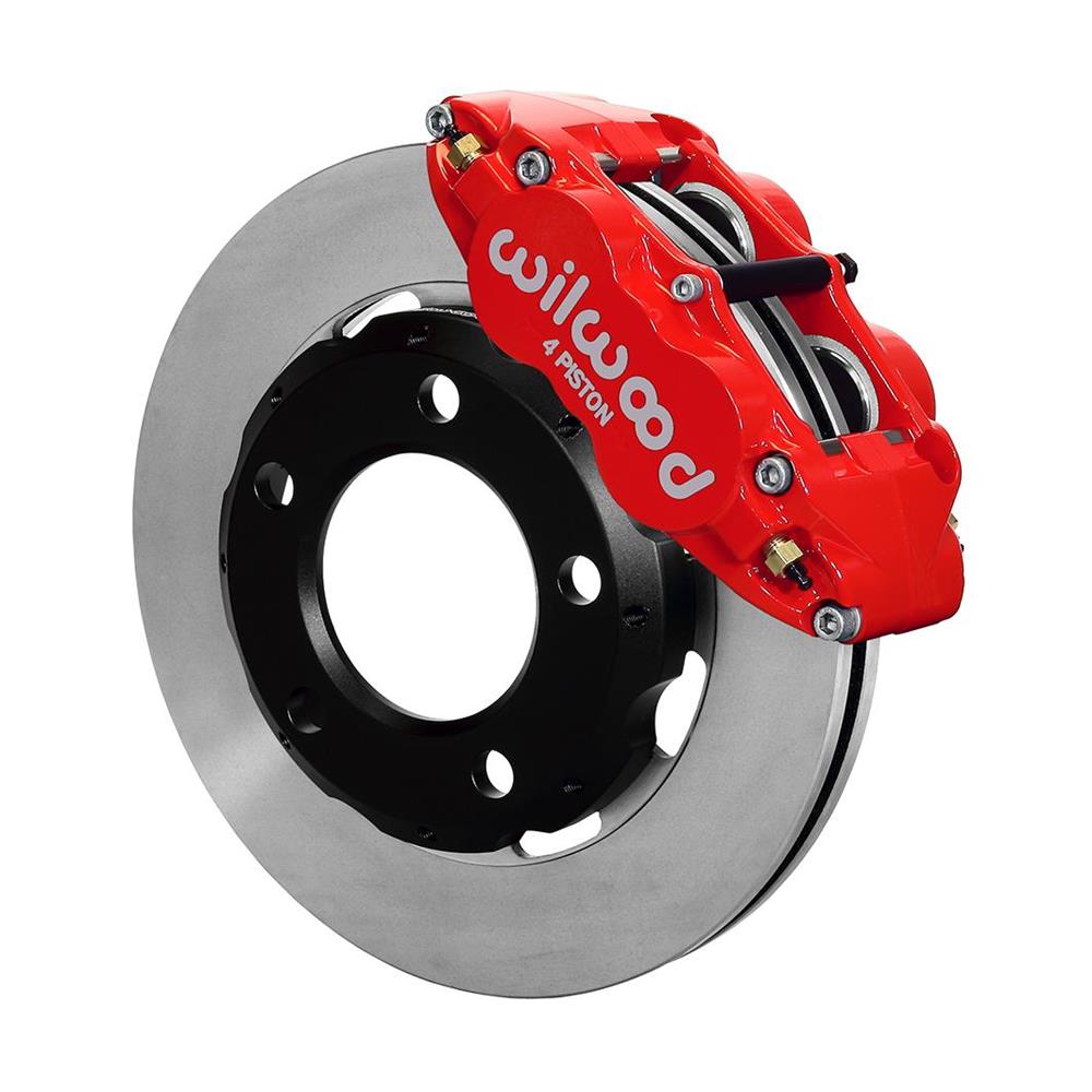 1984-1987 Corvette Forged Narrow SuperLite Big Brake Kit - Front - Red - 13in - Slotted - CA main image 1
