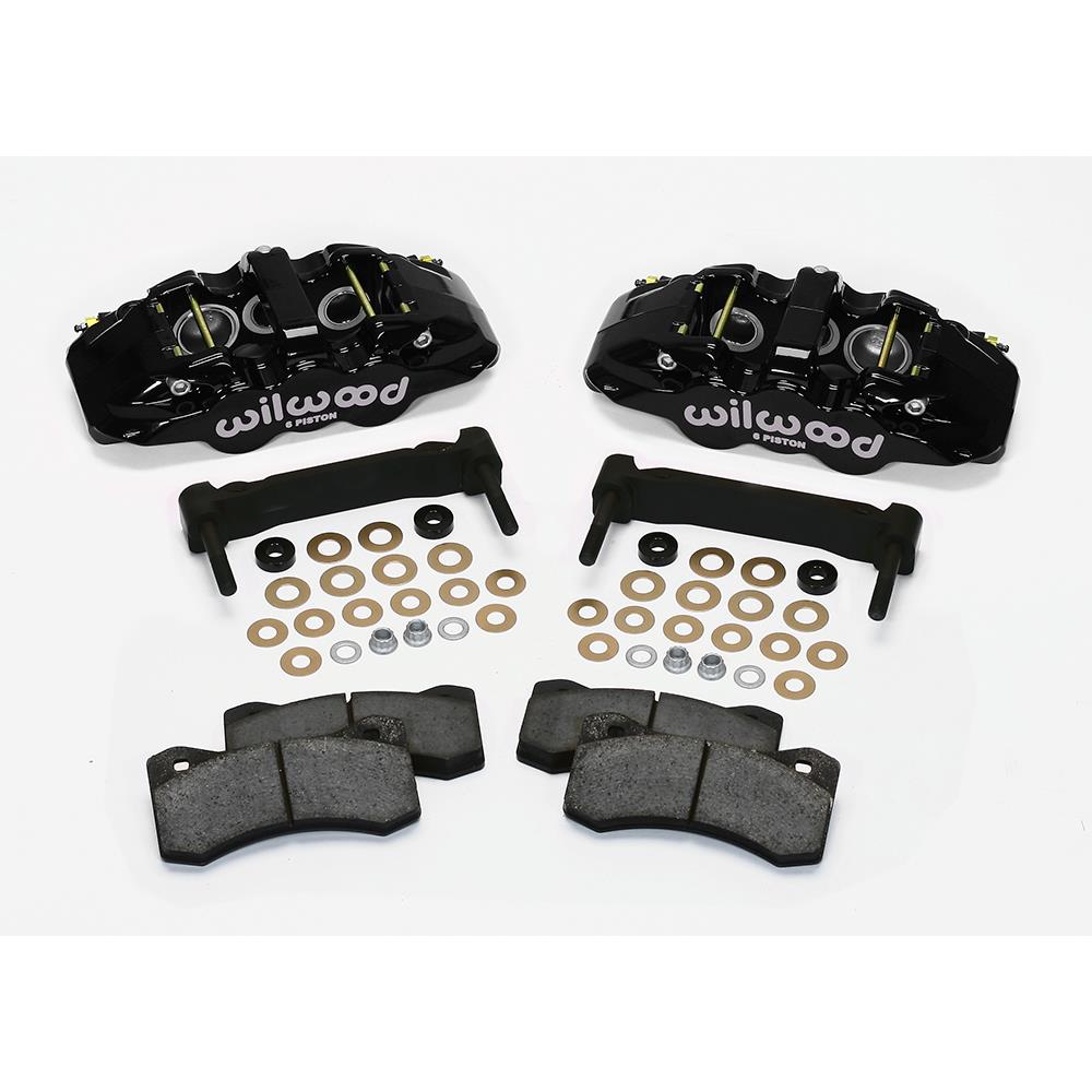 WLD140-12629 Front Caliper & Bracket Kit for 1997-2013 C5 or C6 Corvette