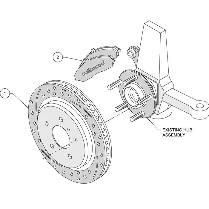Wilwood Rotor Bolt Kit-Promatrix Hat/Rotor Kit