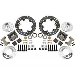 Wilwood Disc Brake Kit 1949-54 Chevy Spindles, 2-Piston, Steel Rotor