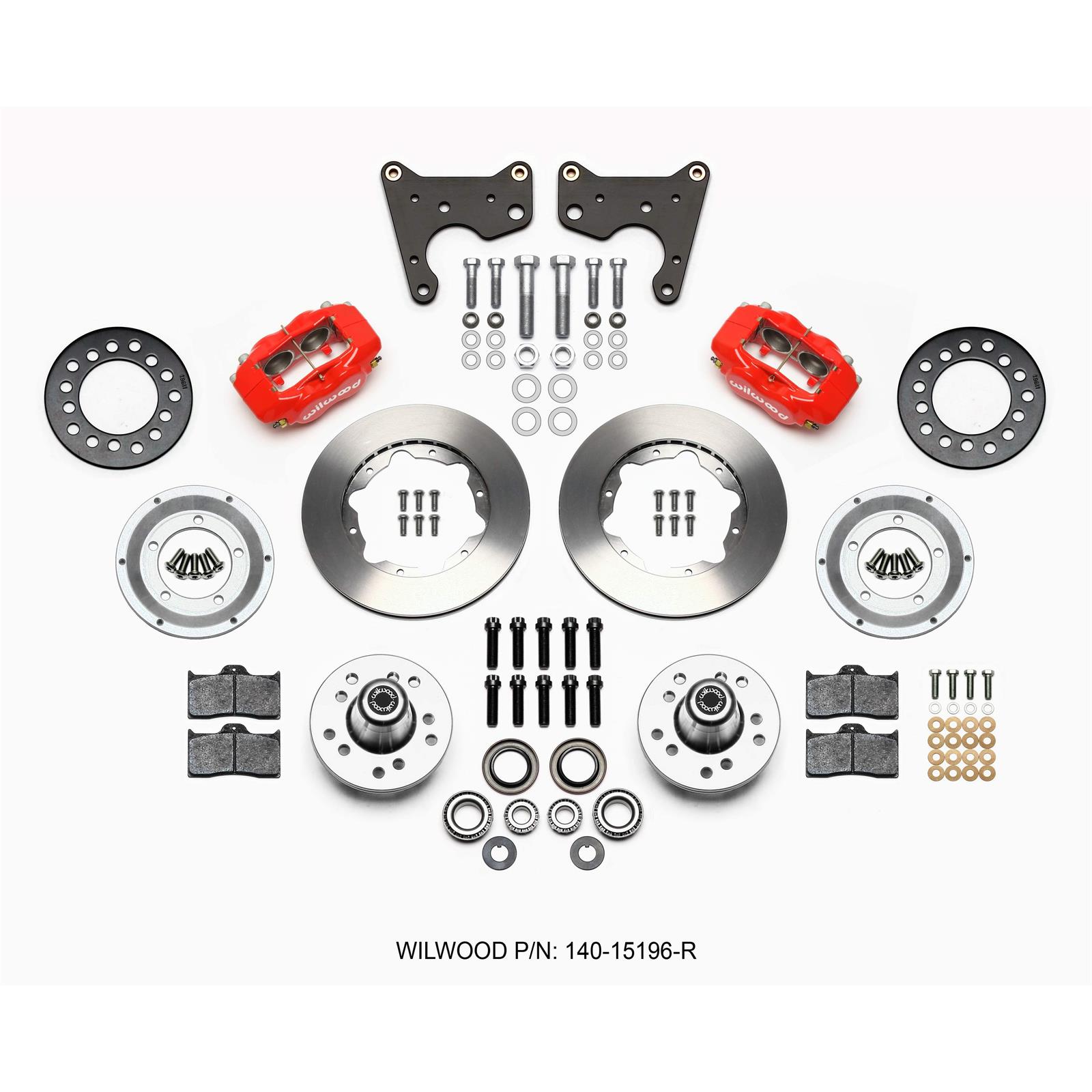 Wilwood Dynalite Pro Series Front Brake Kit - Black - SRP Drilled & Slotted Rotor - 79-87 GM G Body