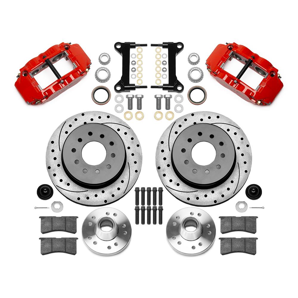 ucaグレー Wilwood 140-15940-DR Forged Narrow Superlite 6R Front Brake Kit